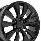 OE Wheels CV32 22x9 6x139.7 28et Gloss Black Wheel