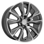 OE Wheels CV32 22x9 6x139.7 28et Gloss Gunmetal Machined Wheel - View 3