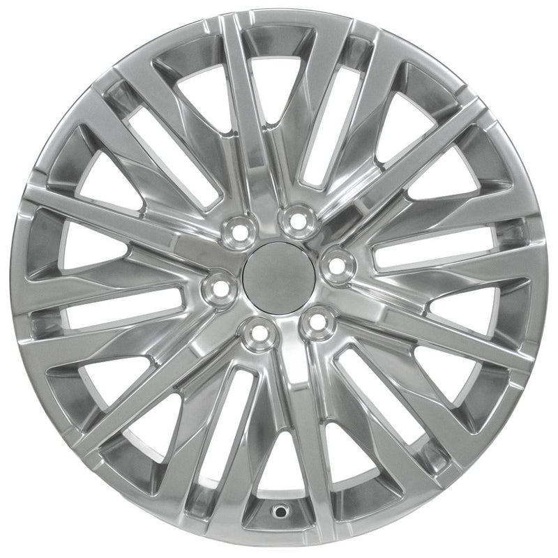 OE Wheels CV33 22x9 6x139.7 28et Polished Wheel - View 2