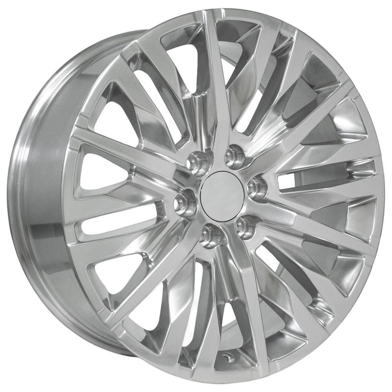 OE Wheels CV33 22x9 6x139.7 28et Polished Wheel - View 3