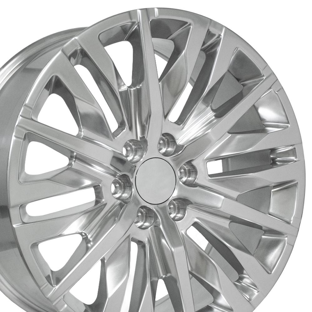 OE Wheels CV33 22x9 6x139.7 28et Polished Wheel