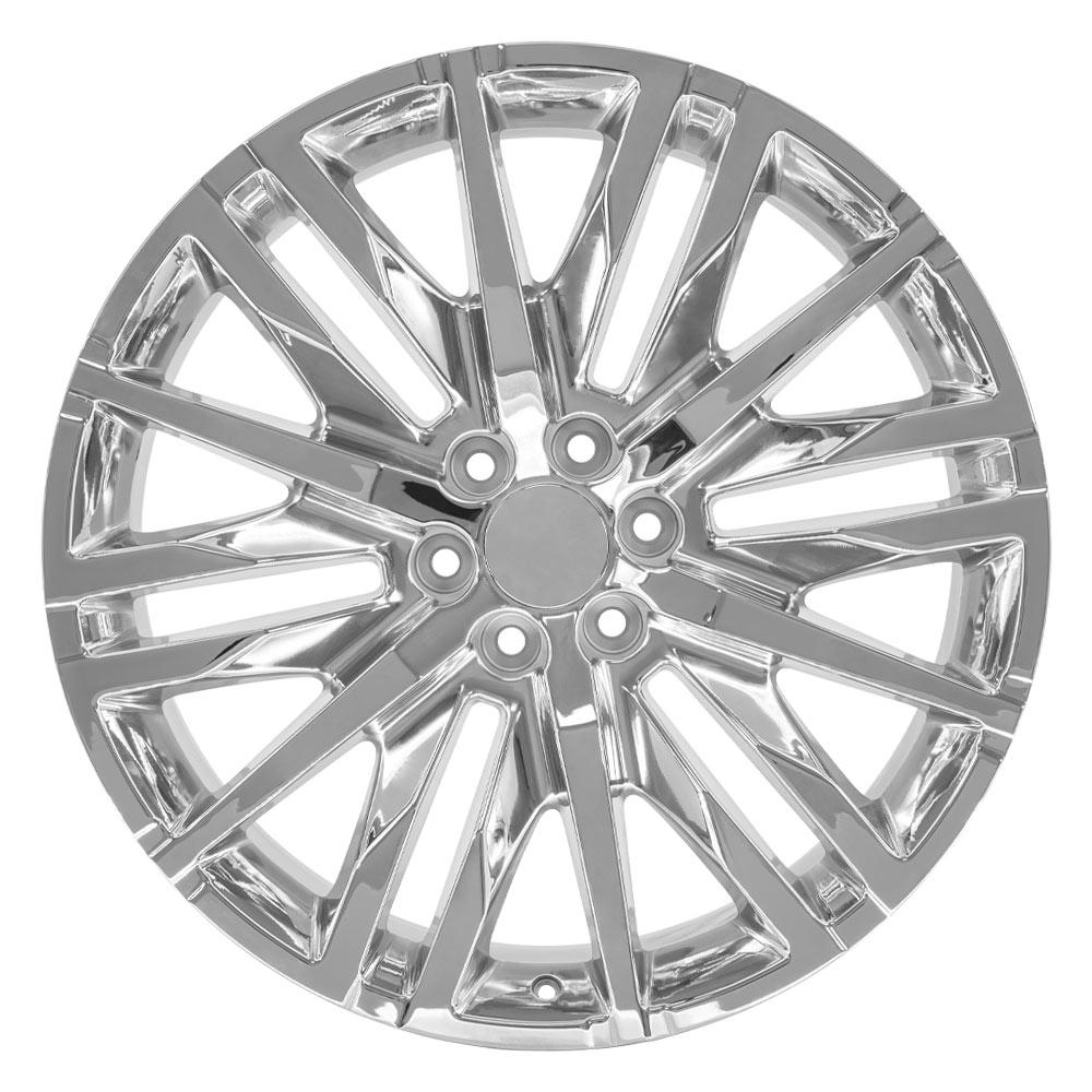 OE Wheels CV33 24x10 6x139.7 31et Chrome Wheel - View 2