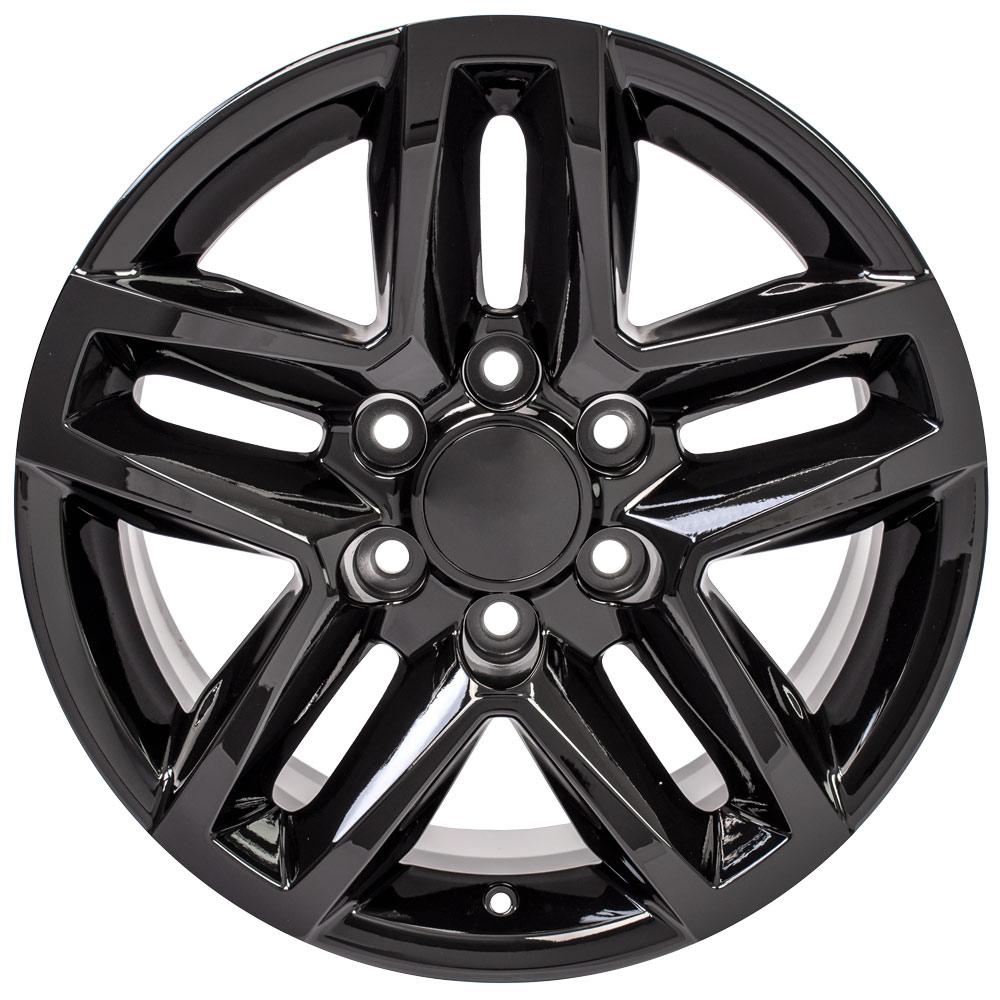 OE Wheels CV34B 18x8.5 6x139.7 26et Gloss Black Wheel - View 2