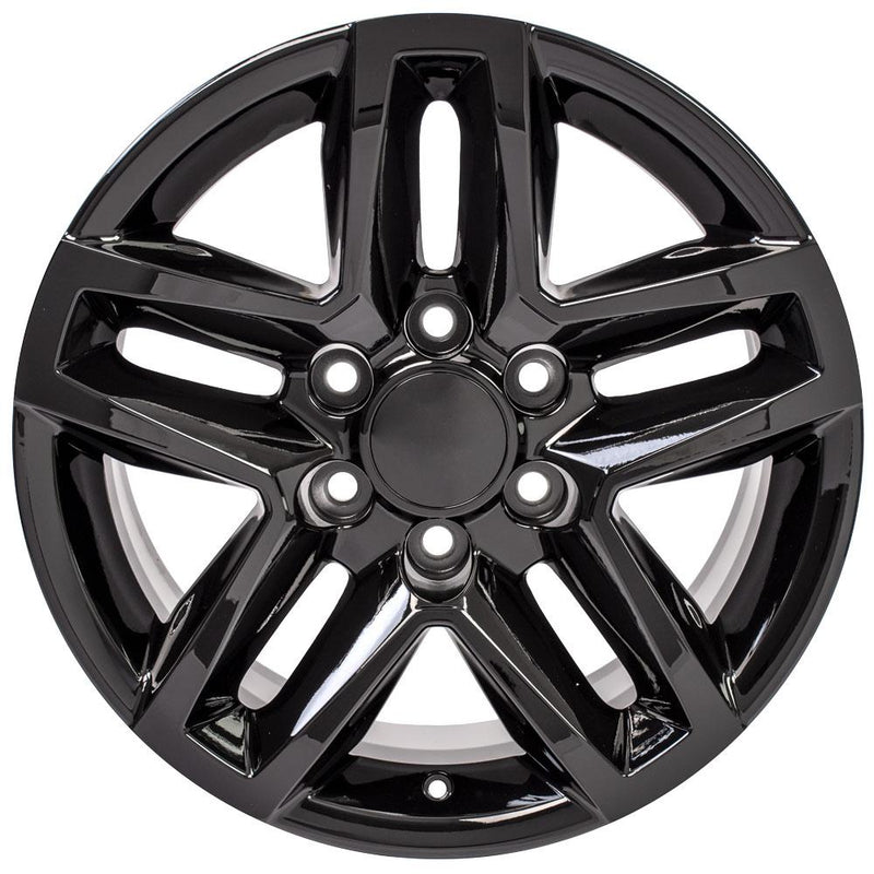 OE Wheels CV34B 18x8.5 6x139.7 26et Gloss Black Wheel - View 2