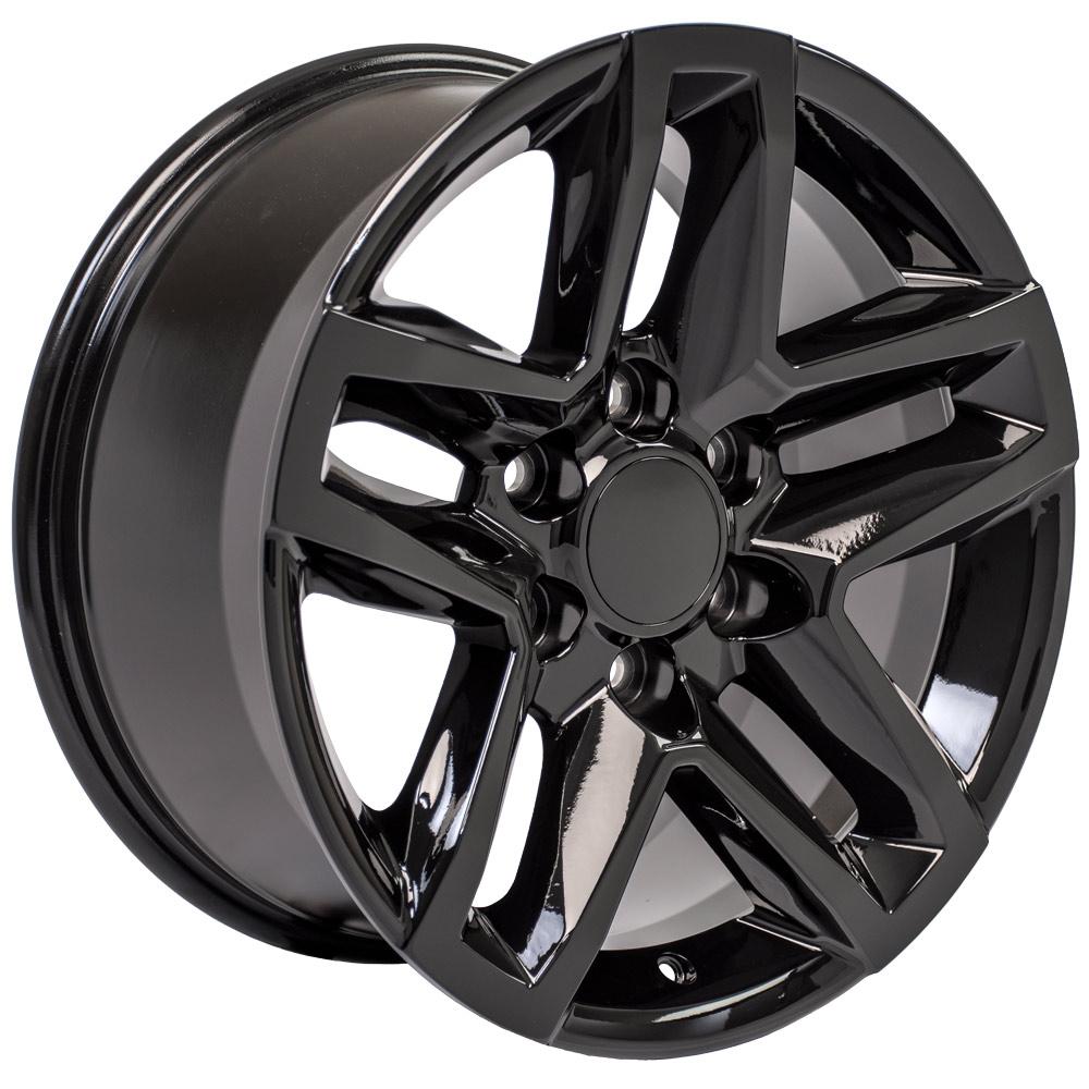 OE Wheels CV34B 18x8.5 6x139.7 26et Gloss Black Wheel - View 3