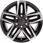 OE Wheels CV34B 18x8.5 6x139.7 26et Gloss Black Machined Wheel - View 2