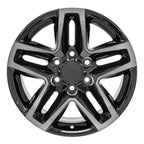 OE Wheels CV34B 18x8.5 6x139.7 26et Gloss Black Machined with Tinted Clear Wheel - View 2