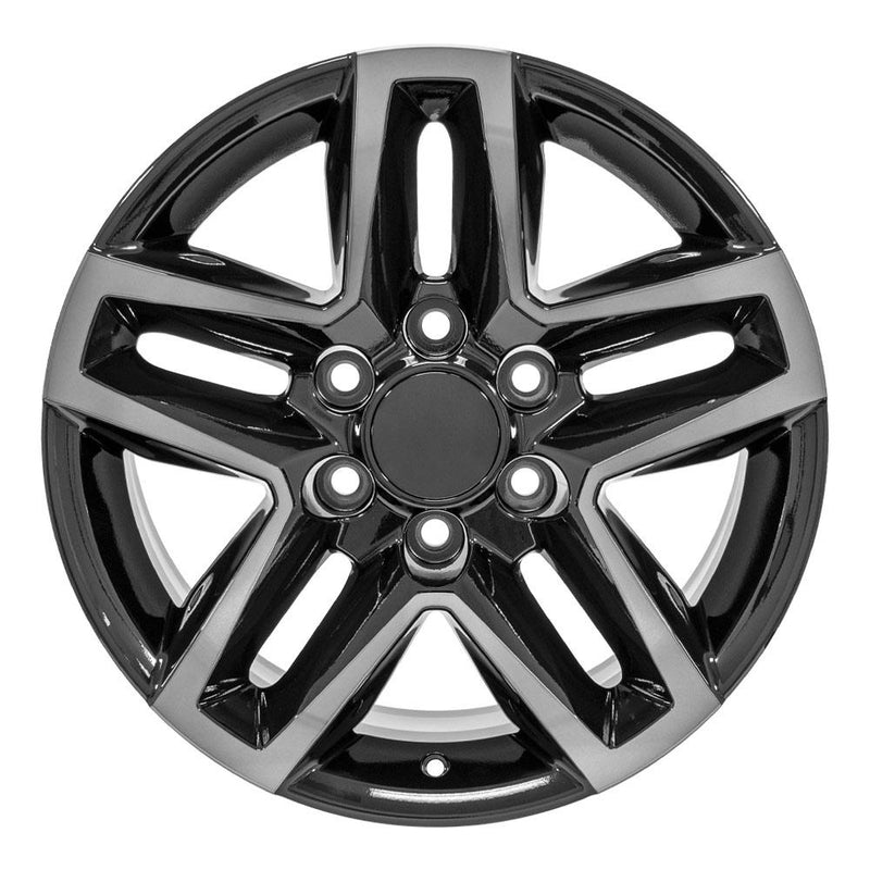 OE Wheels CV34B 18x8.5 6x139.7 26et Gloss Black Machined with Tinted Clear Wheel - View 2
