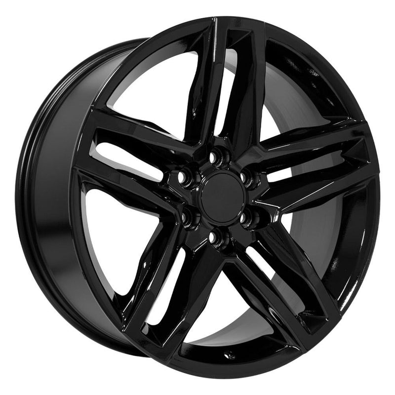 OE Wheels CV34 22x9 6x139.7 26et Gloss Black Wheel - View 3