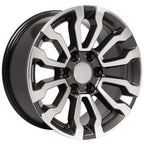 OE Wheels CV35 18x8.5 6x139.7 26et Gloss Gunmetal Machined Wheel - View 3