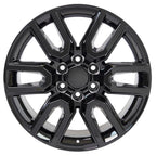 OE Wheels CV36 20x9 6x139.7 28et Gloss Black Wheel - View 2