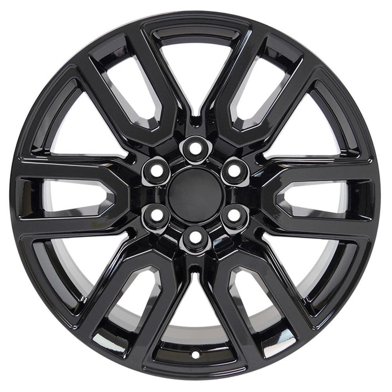 OE Wheels CV36 20x9 6x139.7 28et Gloss Black Wheel - View 2