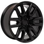 OE Wheels CV36 20x9 6x139.7 28et Gloss Black Wheel - View 3