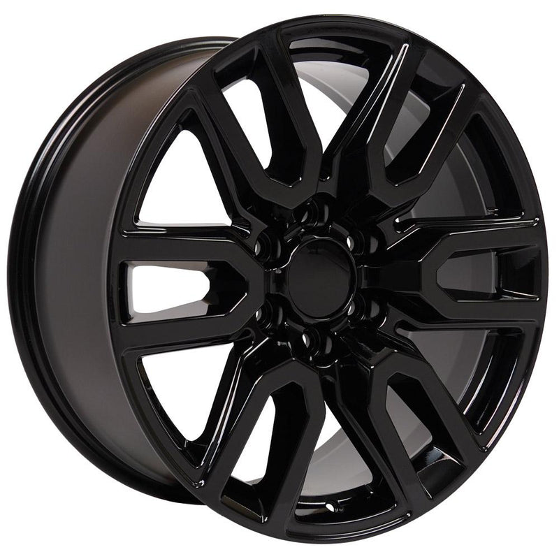OE Wheels CV36 20x9 6x139.7 28et Gloss Black Wheel - View 3