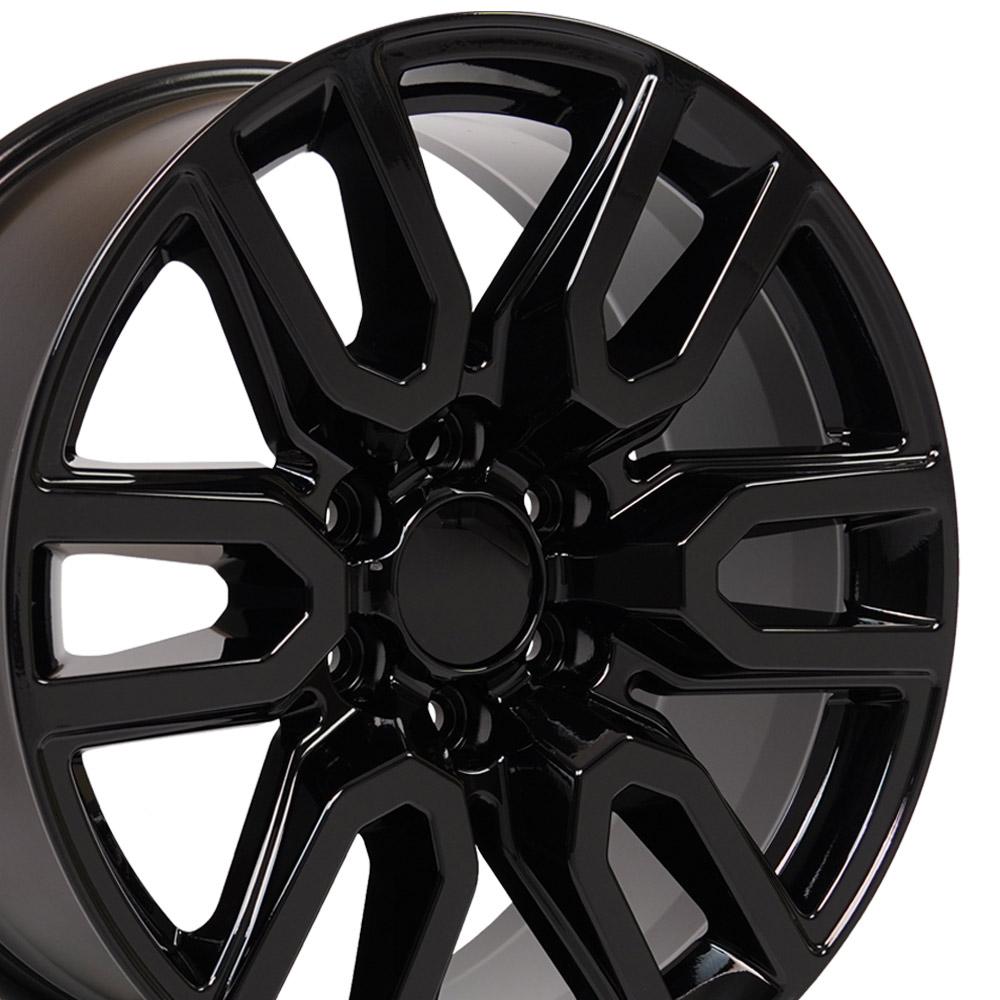 OE Wheels CV36 20x9 6x139.7 28et Gloss Black Wheel