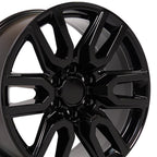 OE Wheels CV36 20x9 6x139.7 28et Gloss Black Wheel