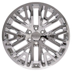 OE Wheels CV37 22x9 6x139.7 28et Chrome Wheel - View 2