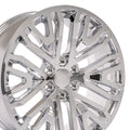 OE Wheels CV37 22x9 6x139.7 28et Chrome Wheel