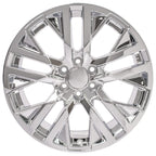 OE Wheels CV38 22x9 6x139.7 28et Chrome Wheel - View 2