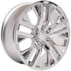 OE Wheels CV38 22x9 6x139.7 28et Chrome Wheel - View 3