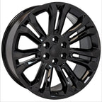 OE Wheels CV43B 22x9 6x139.7 24et Gloss Black Wheel - View 3