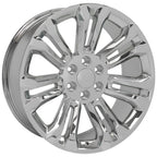 OE Wheels CV43 22x9 6x139.7 24et Chrome Wheel - View 3