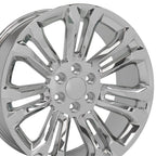 OE Wheels CV43 22x9 6x139.7 24et Chrome Wheel