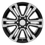 OE Wheels CV44 20x9 6x139.7 24et Gloss Black Machined Wheel - View 2