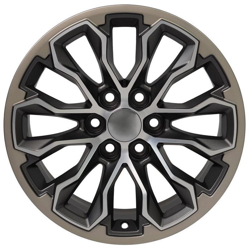 OE Wheels CV54 17x8 6x120 33et Satin Gunmetal Machined Face - Two Tone Wheel - View 2