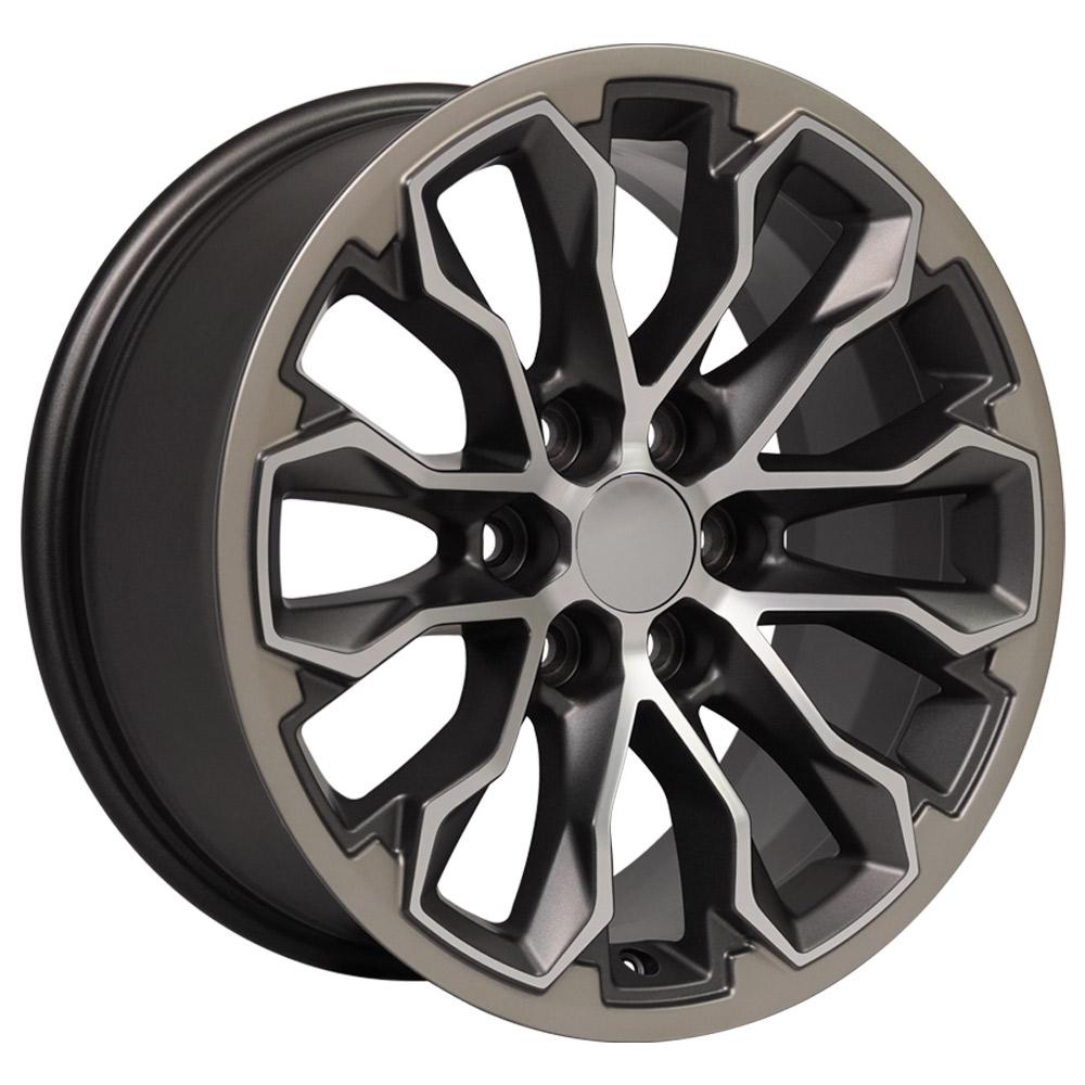 OE Wheels CV54 17x8 6x120 33et Satin Gunmetal Machined Face - Two Tone Wheel - View 3