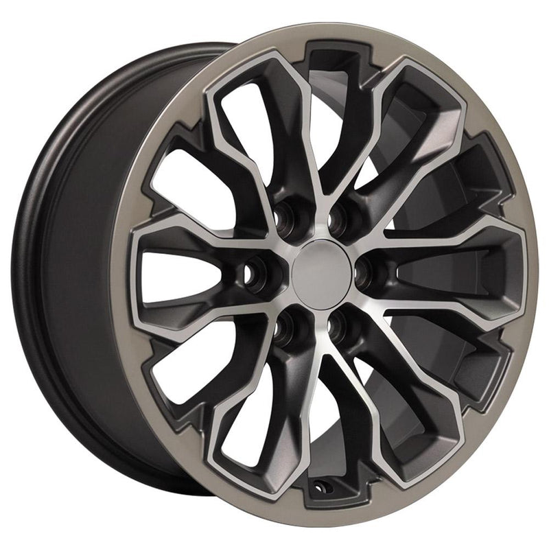OE Wheels CV54 17x8 6x120 33et Satin Gunmetal Machined Face - Two Tone Wheel - View 3