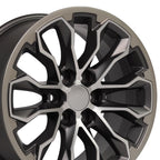 OE Wheels CV54 17x8 6x120 33et Satin Gunmetal Machined Face - Two Tone Wheel