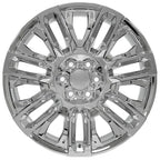 OE Wheels CV57 22x9 6x139.7 28et Chrome with Chrome Insert Wheel - View 2