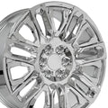 OE Wheels CV57 22x9 6x139.7 28et Chrome with Chrome Insert Wheel
