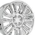 OE Wheels CV57 24x10 6x139.7 31et Chrome with Chrome Insert Wheel