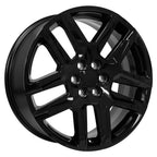 OE Wheels CV58 20x8 6x120 50et Gloss Black Wheel - View 3