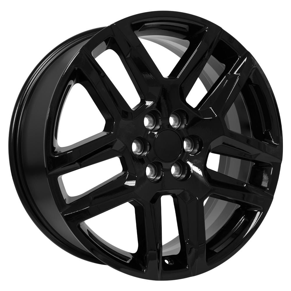 OE Wheels CV58 20x8 6x120 50et Gloss Black Wheel - View 3