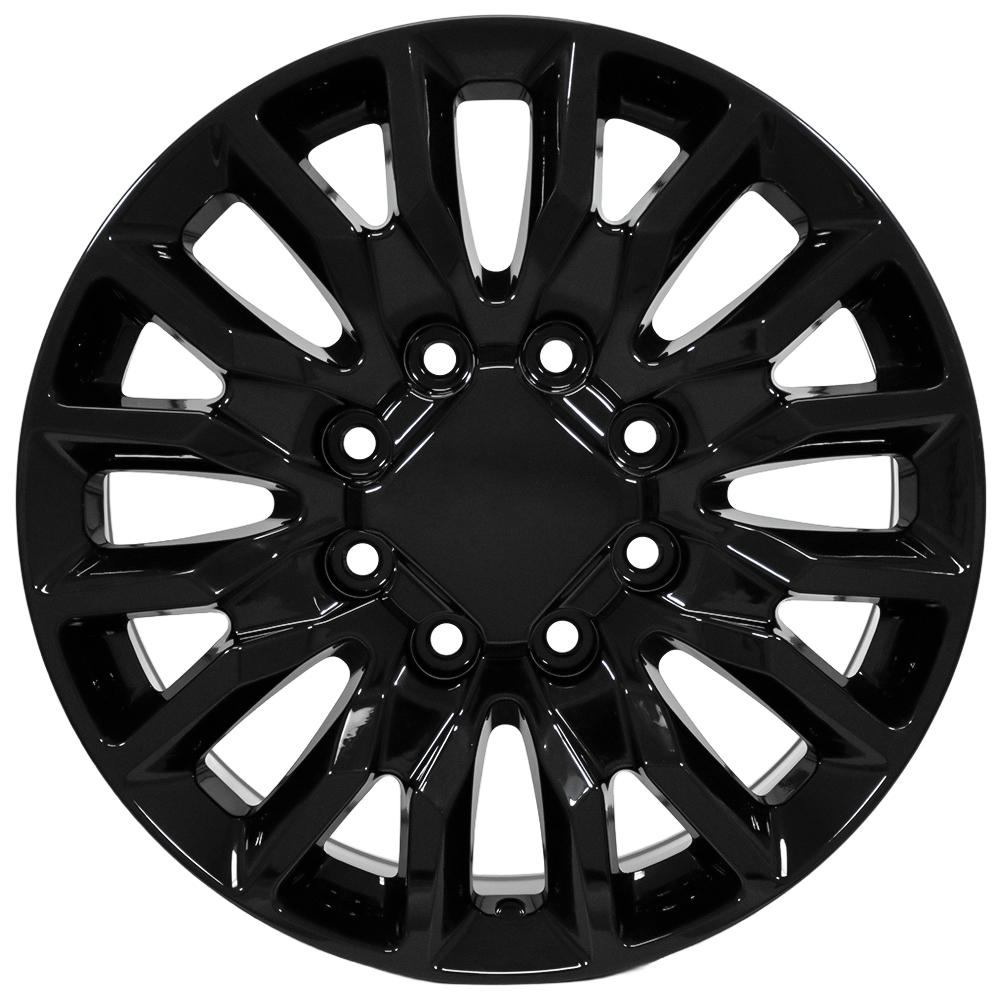 OE Wheels CV59B 20x8.5 8x180 44et Gloss Black Wheel - View 2