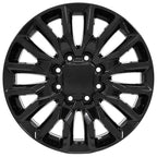 OE Wheels CV59B 22x8.5 8x180 44et Gloss Black Wheel - View 2