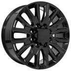 OE Wheels CV59B 22x8.5 8x180 44et Gloss Black Wheel - View 3