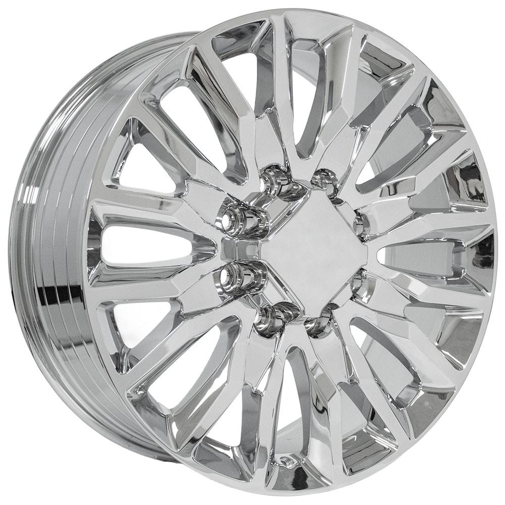 OE Wheels CV59B 22x8.5 8x180 44et Chrome Wheel - View 3