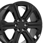 OE Wheels CV60 22x9 6x139.7 24et Gloss Black Wheel