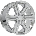 OE Wheels CV60 22x9 6x139.7 24et Chrome Wheel - View 3