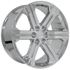 OE Wheels CV60 24x10 6x139.7 30et Chrome Wheel - View 3