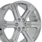 OE Wheels CV60 24x10 6x139.7 30et Chrome Wheel