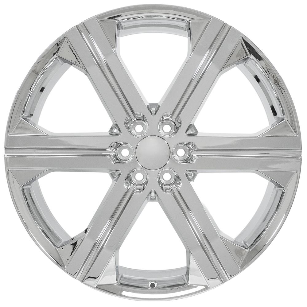 OE Wheels CV60 26x10 6x139.7 30et Chrome Wheel - View 2