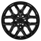 OE Wheels CV62 20x9 6x139.7 28et Gloss Black Wheel - View 2