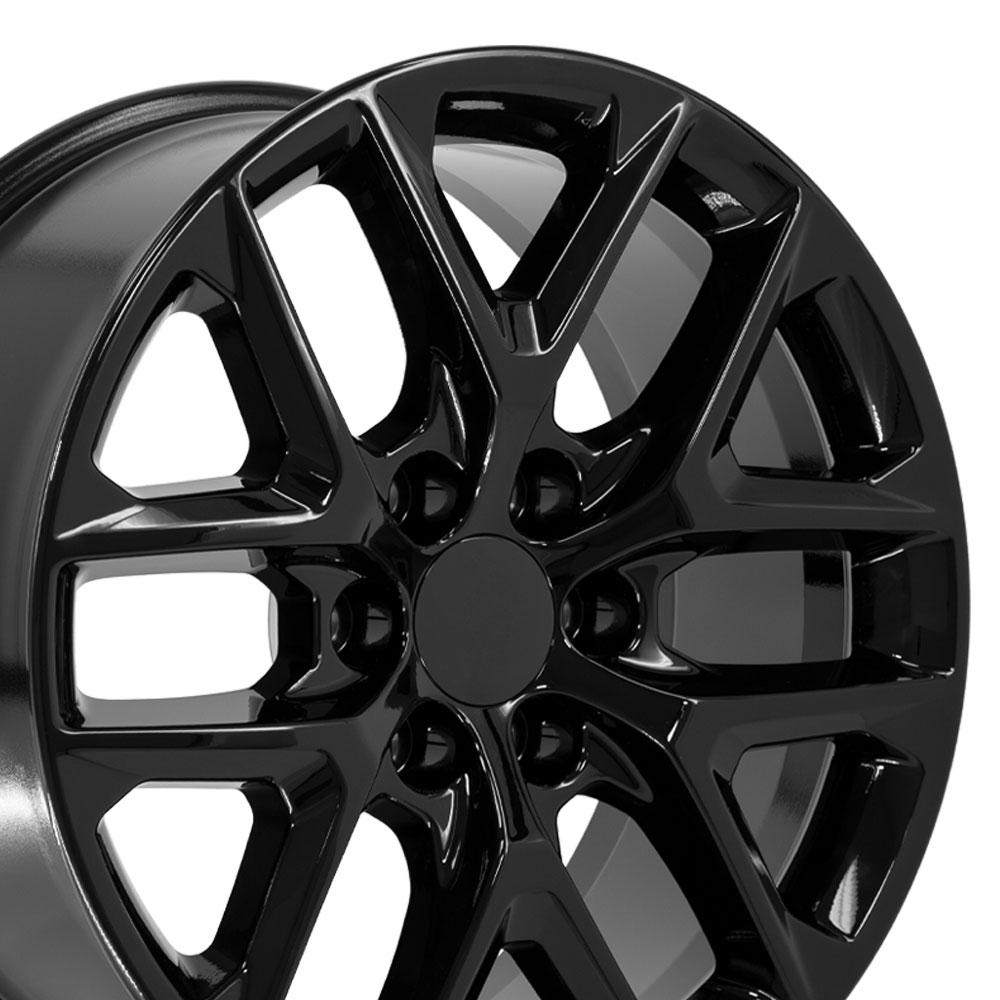 OE Wheels CV62 20x9 6x139.7 28et Gloss Black Wheel
