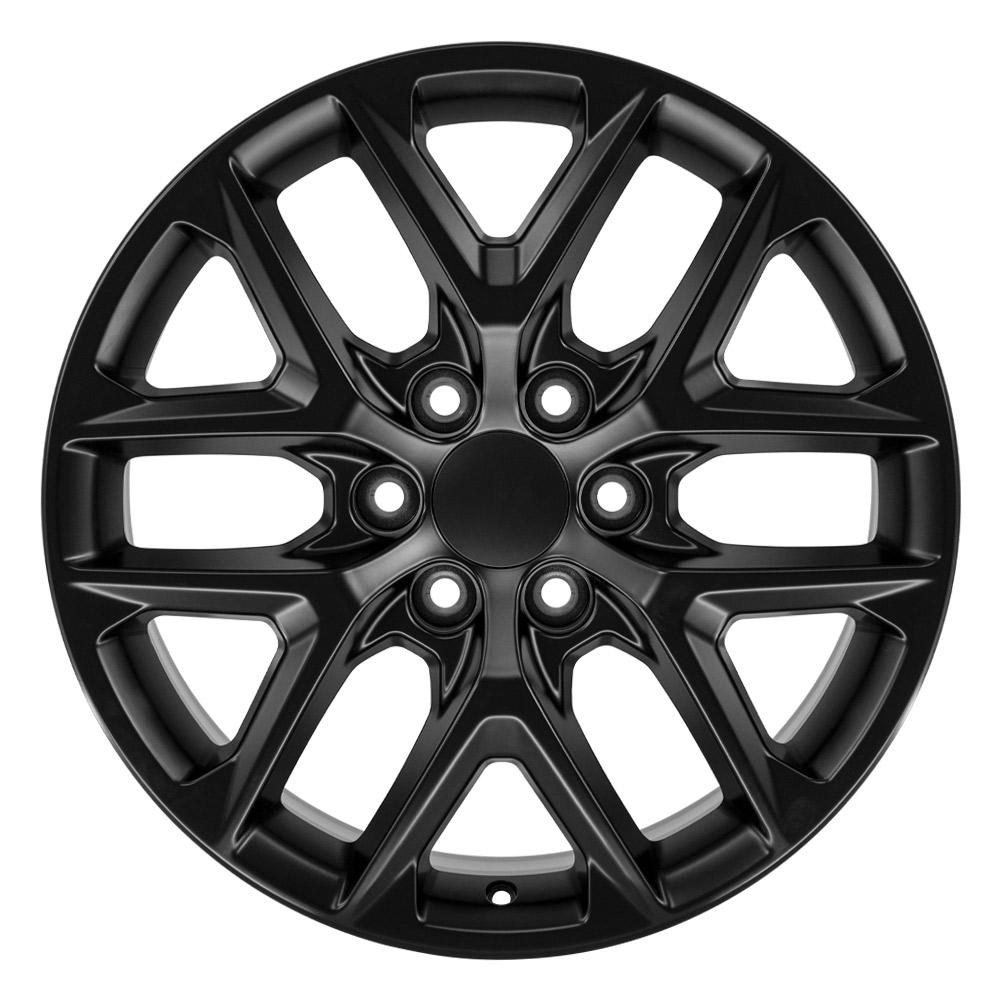 OE Wheels CV62 20x9 6x139.7 28et Satin Black Wheel - View 2