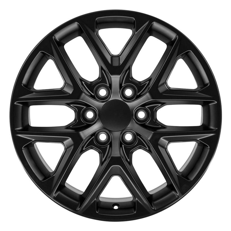 OE Wheels CV62 20x9 6x139.7 28et Satin Black Wheel - View 2